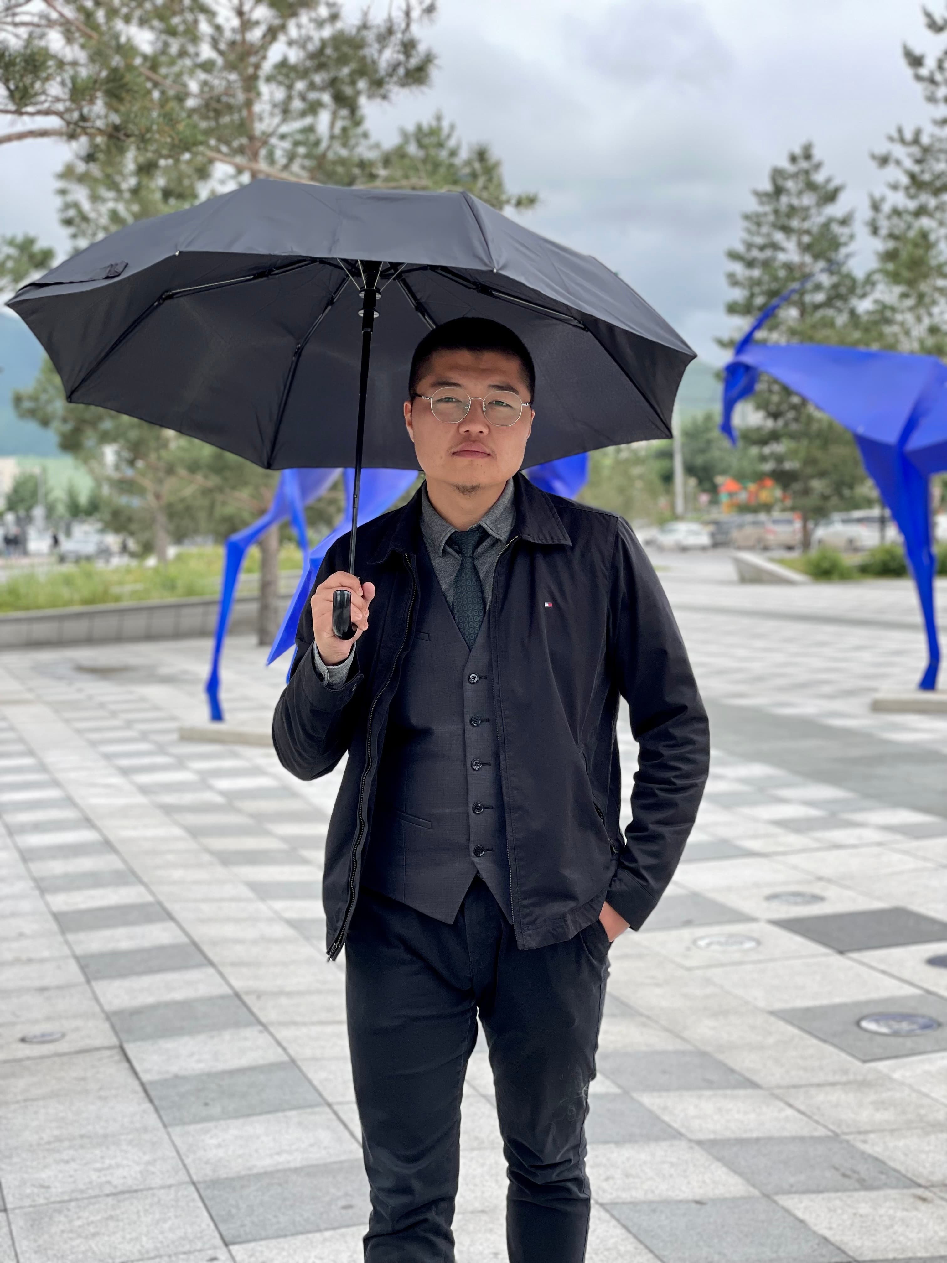 Just me in the rain